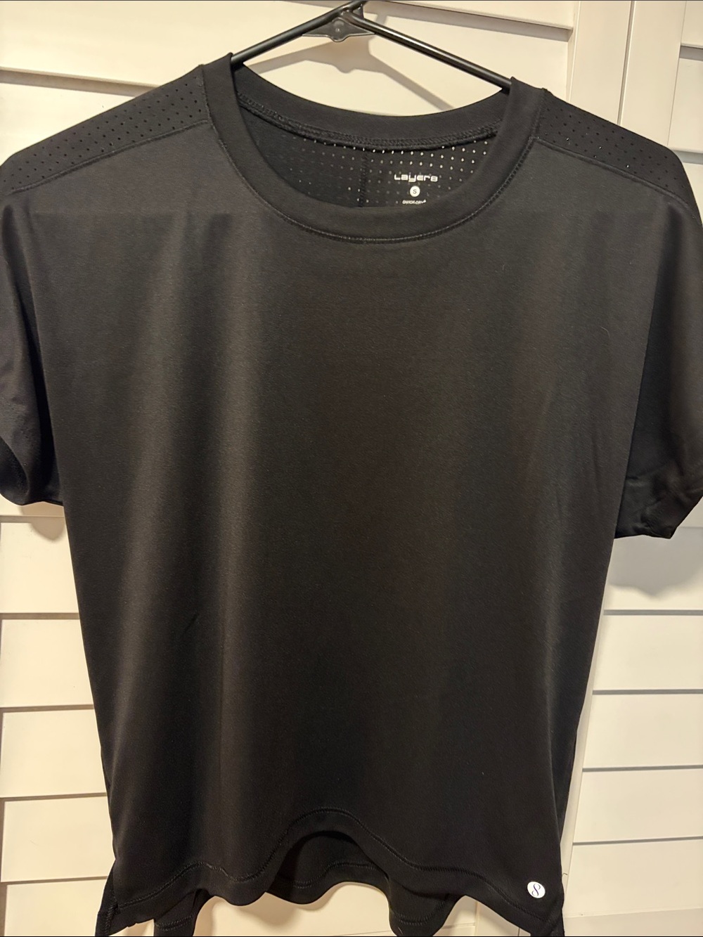 Black Short Sleeve Women's Performance Tee